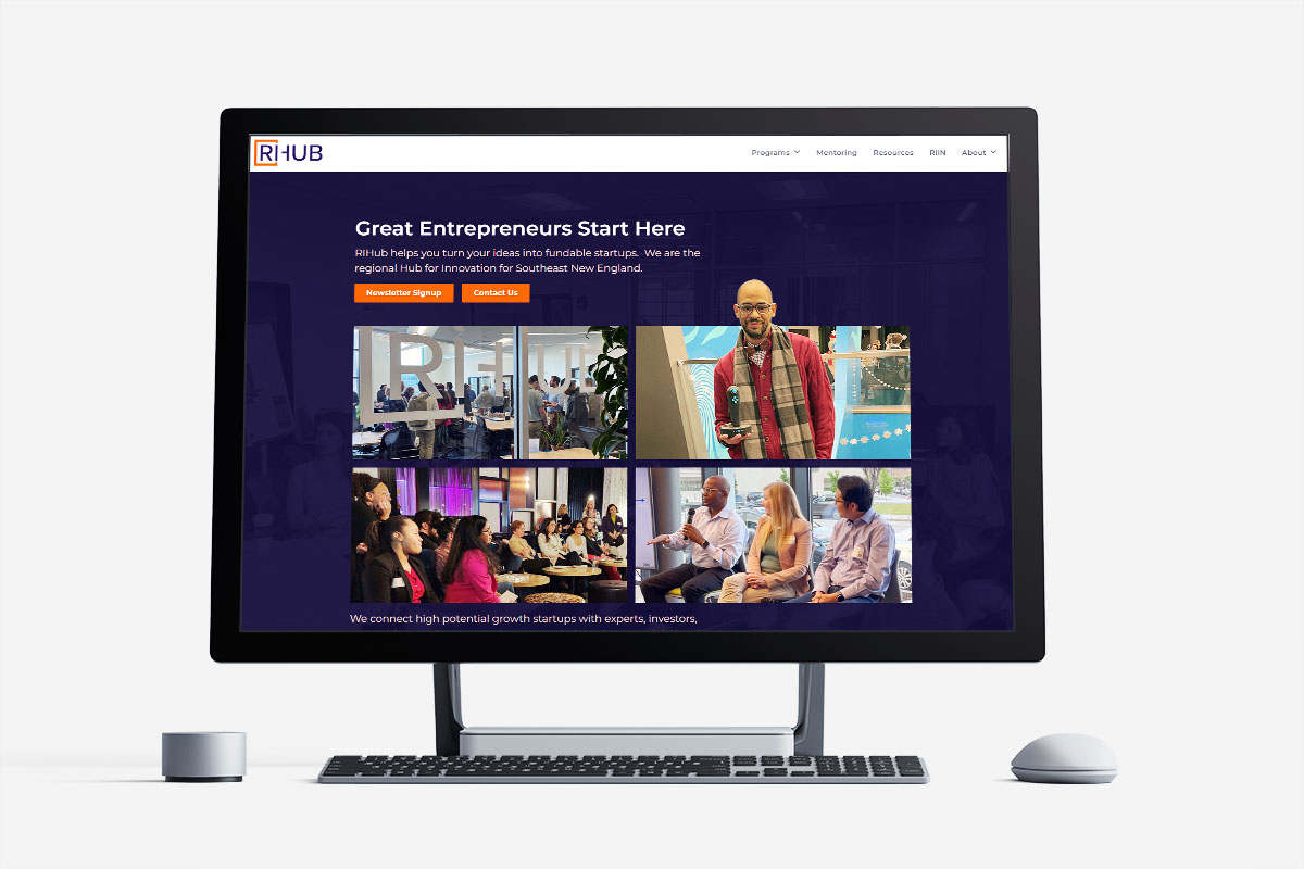 Studio homepage design