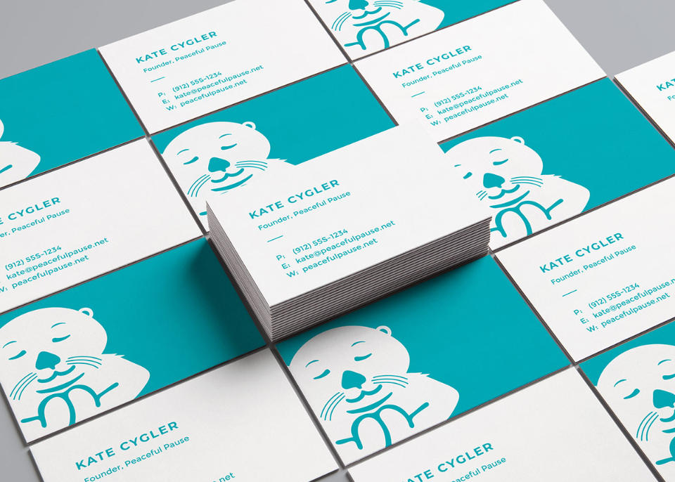 Peaceful Pause business cards